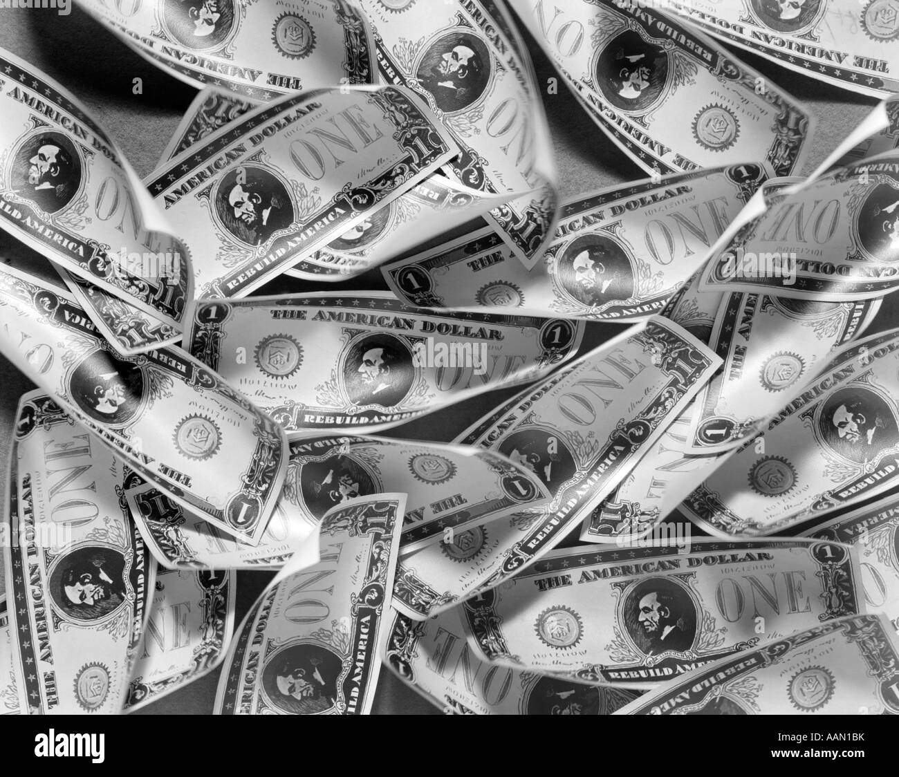 Paper money Black and White Stock Photos & Images - Alamy