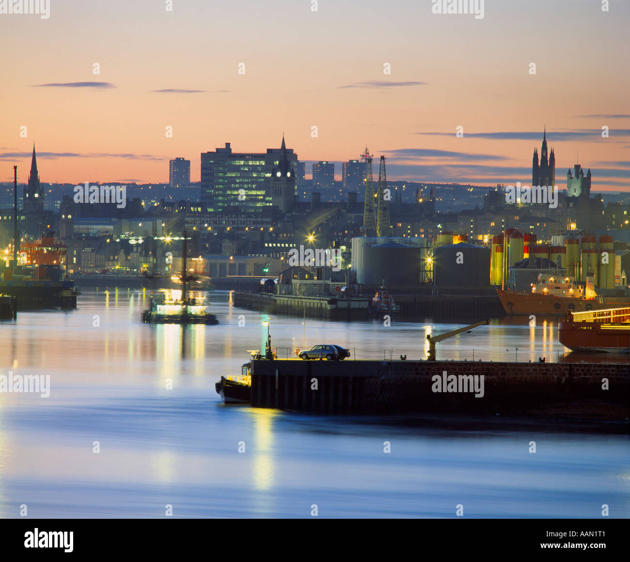 Aberdeen Harbour, Aberdeen, Scotland, UK Stock Photo