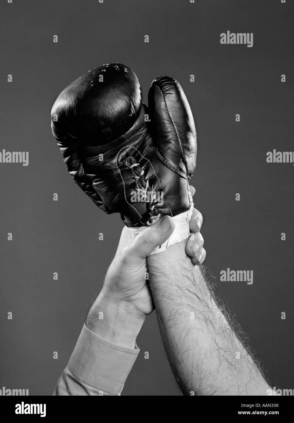 Boxer hands up Black and White Stock Photos & Images Alamy
