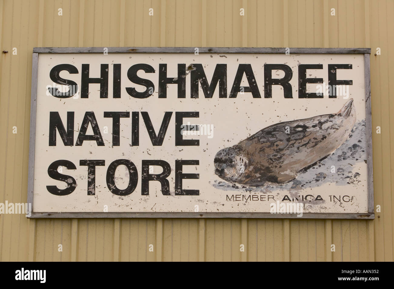 Shishmaref Native Store on Shishmaref a threatened Eskimo community in