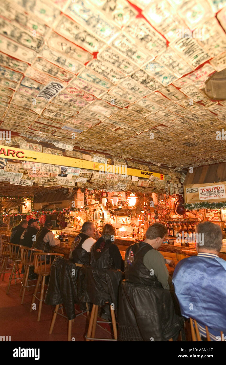 The Chatanika lodge a typical Alaskan bar near Fairbanks Stock Photo