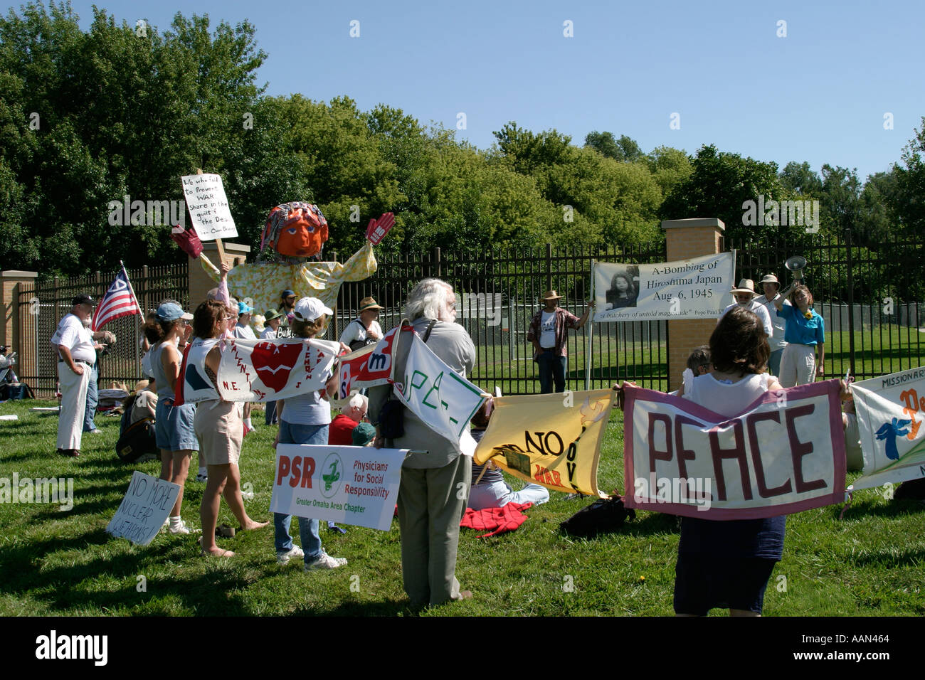 Peace Protest Stock Photo