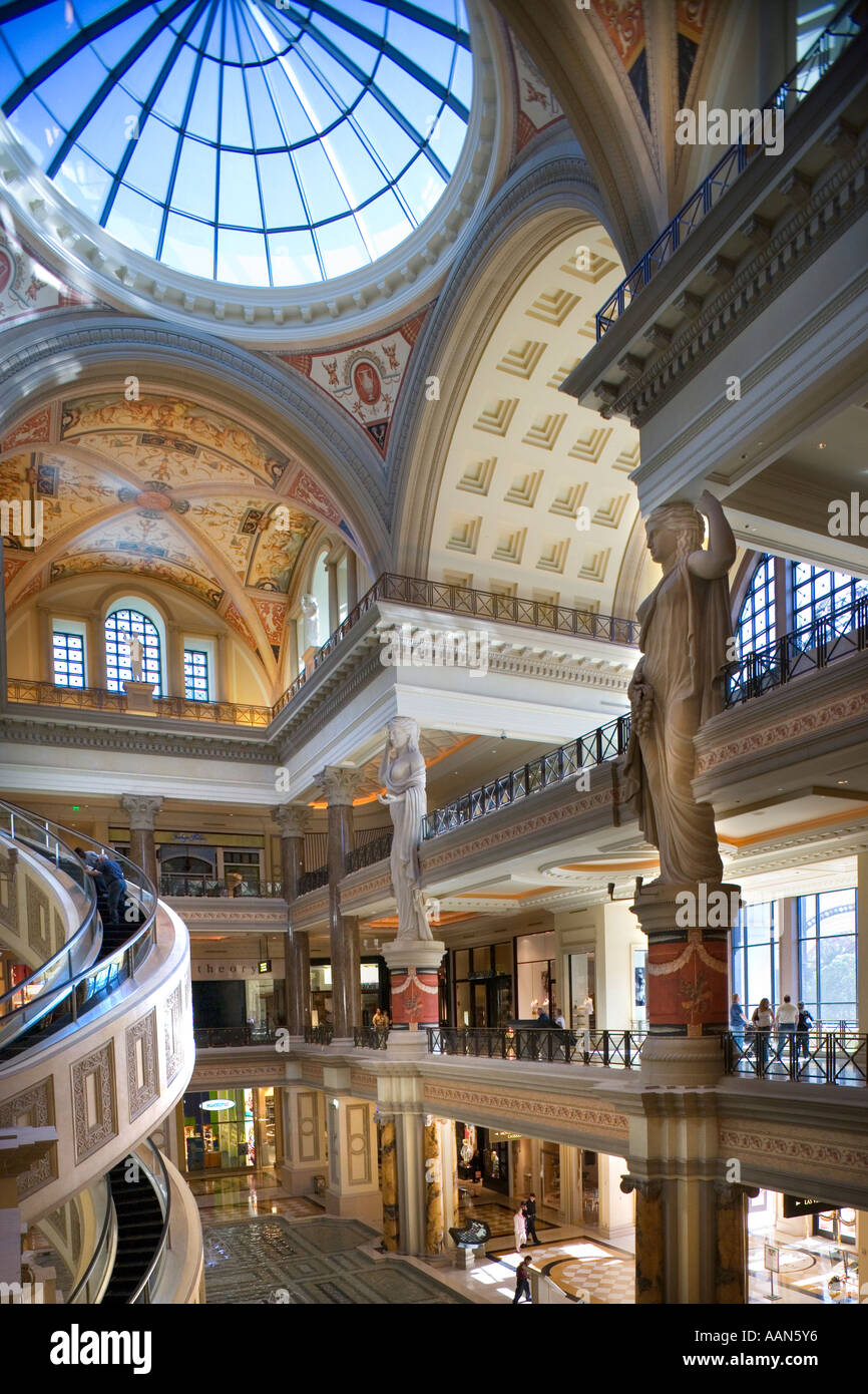 The Forum Shops Mall at Caesars Palace in Las Vegas, Nevada Stock Photo Alamy