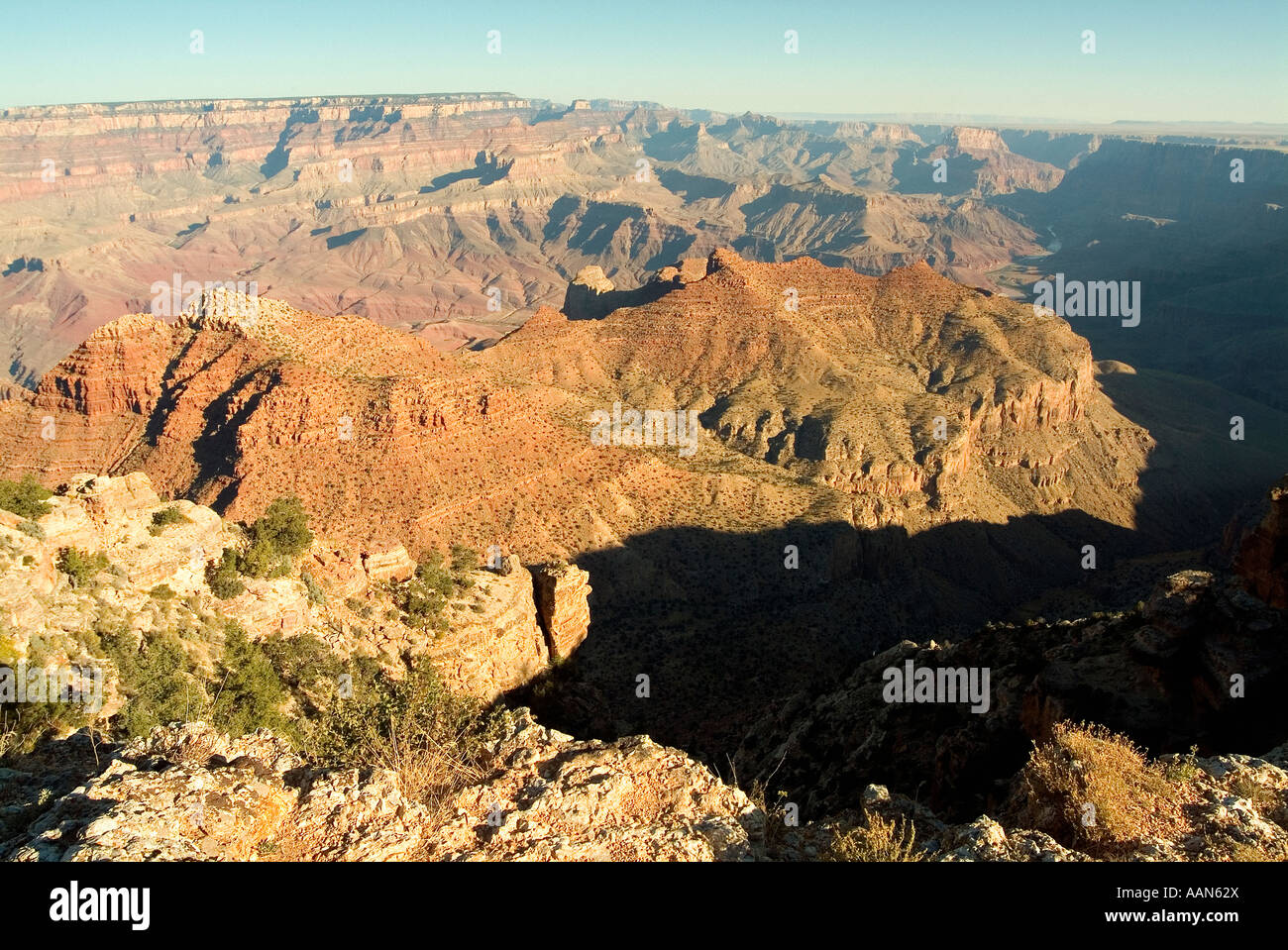 Grand Canyon National Park from south rim. Arizona. USA Stock Photo