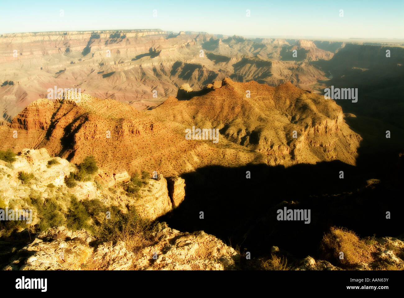 Grand Canyon National Park from south rim. Arizona. USA Stock Photo