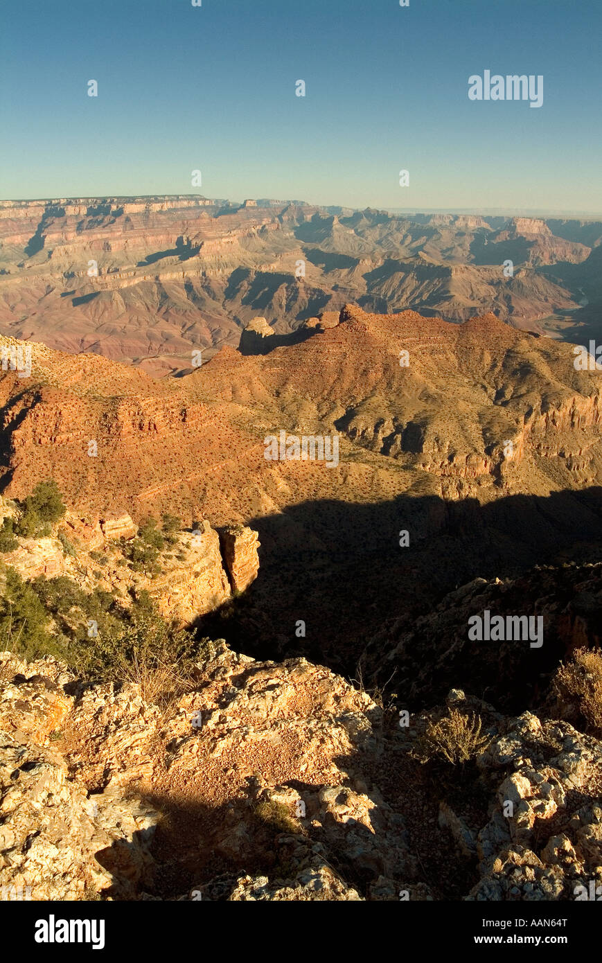 Grand Canyon National Park from south rim. Arizona. USA Stock Photo