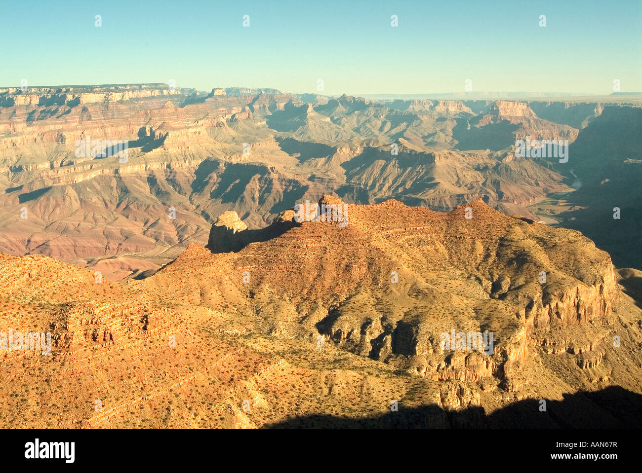 Grand Canyon National Park from south rim. Arizona. USA Stock Photo