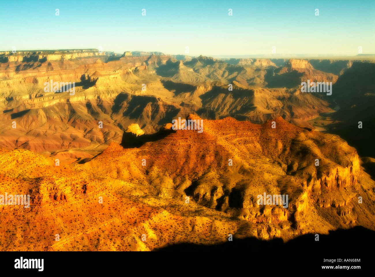 Grand Canyon National Park from south rim. Arizona. USA Stock Photo
