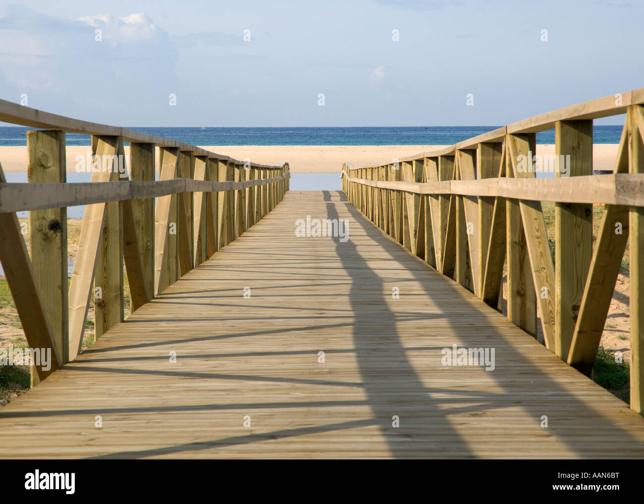 Beautiful view beach wooden path hi-res stock photography and images ...