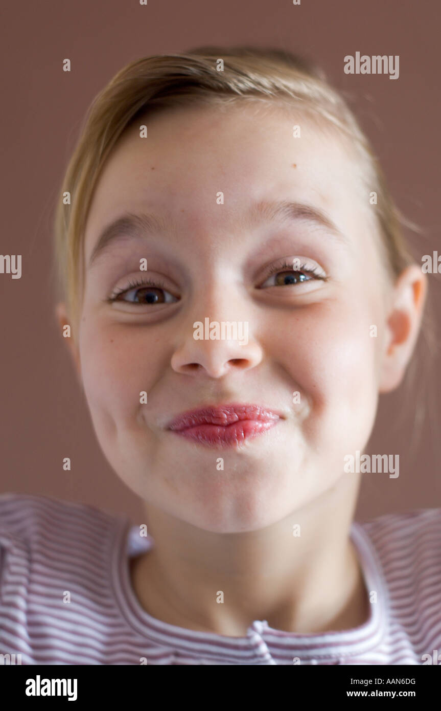 portrait of a happy young girl Stock Photo - Alamy