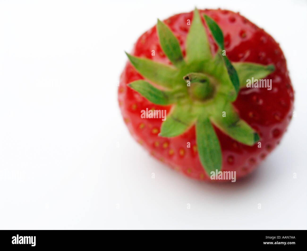 BLURRED STRAWBERRY Stock Photo