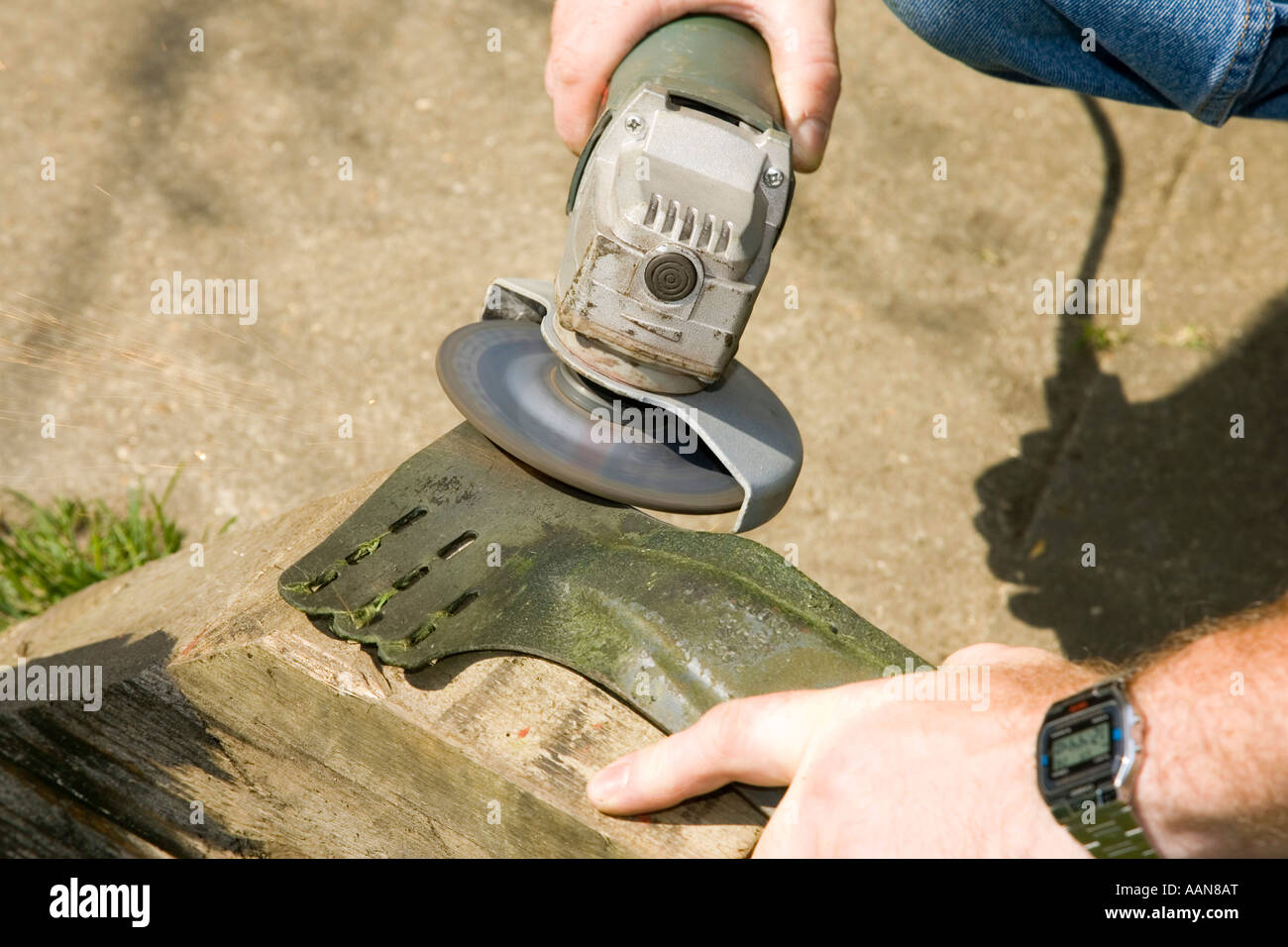Mower blade sharpen hi-res stock photography and images - Alamy
