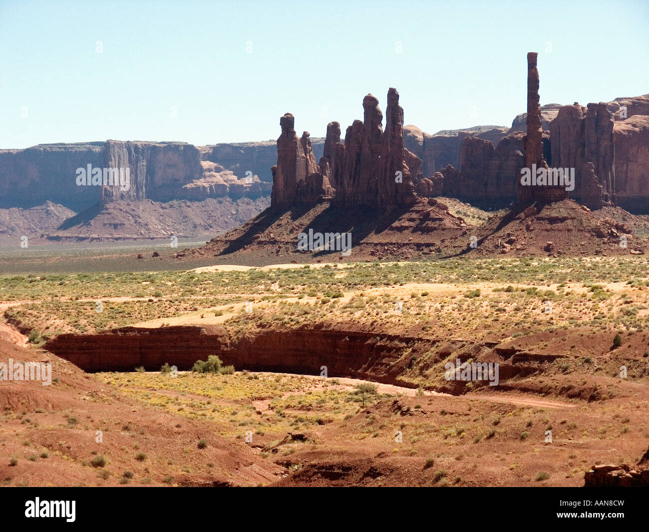 Monument Valley Navajo Nation Tribal Park Arizona And Utah States 