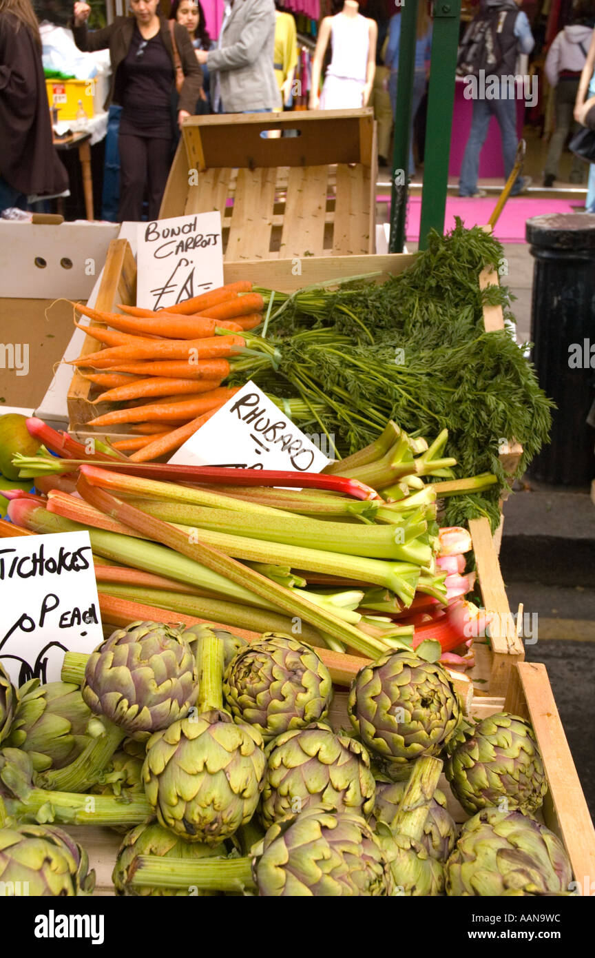 Food Portobello road market London England UK Stock Photo Alamy