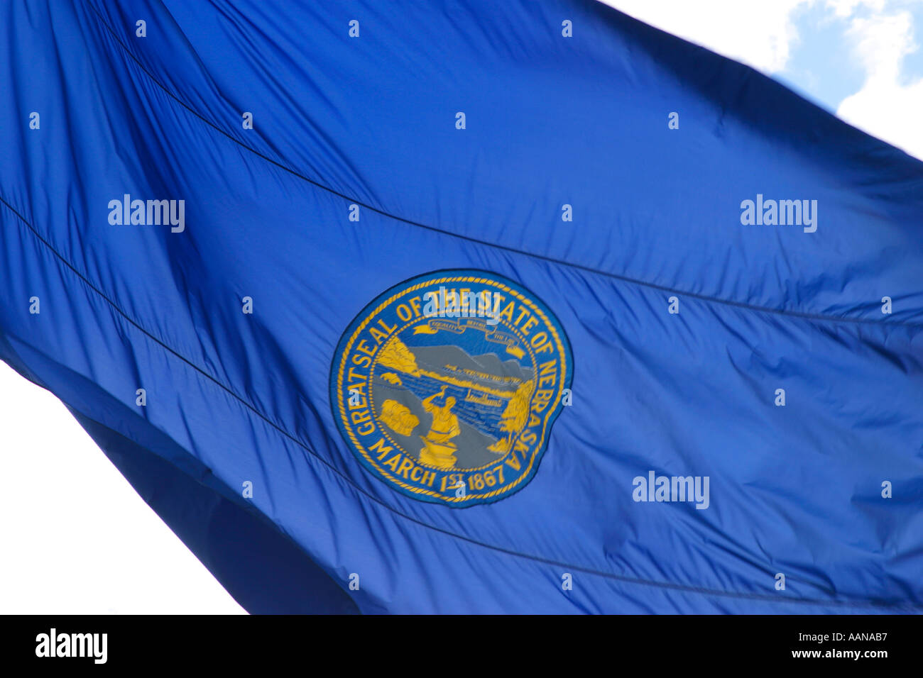 Nebraska State Flag Stock Photo Alamy