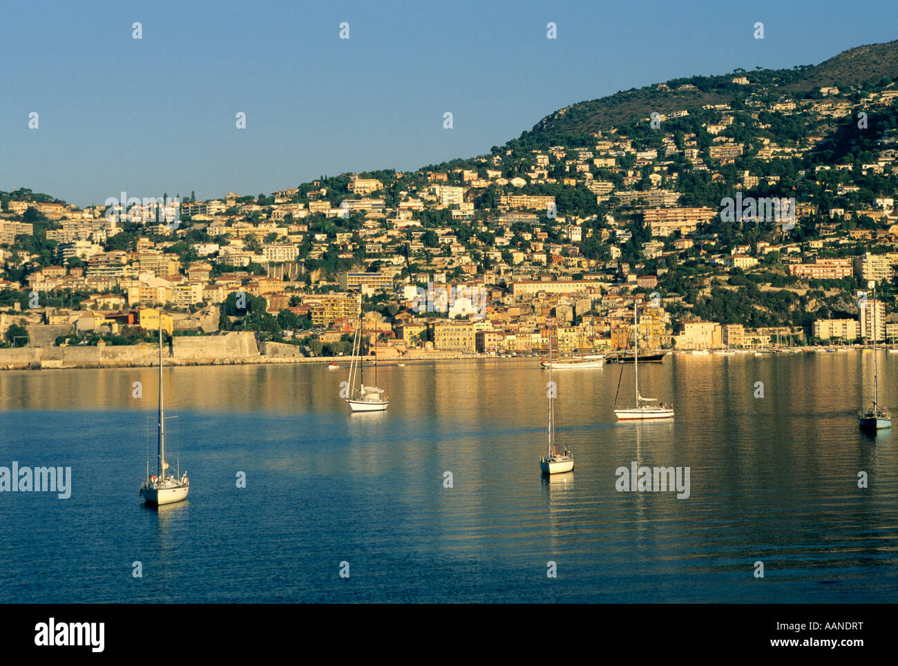 Villefranche sur Mer, Provence, South of France Stock Photo