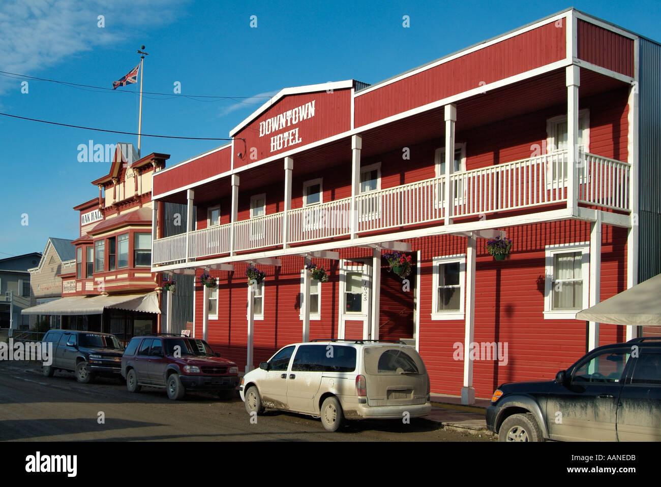Downtown Hotel, Dawson City, Yukon, Canada Stock Photo Alamy