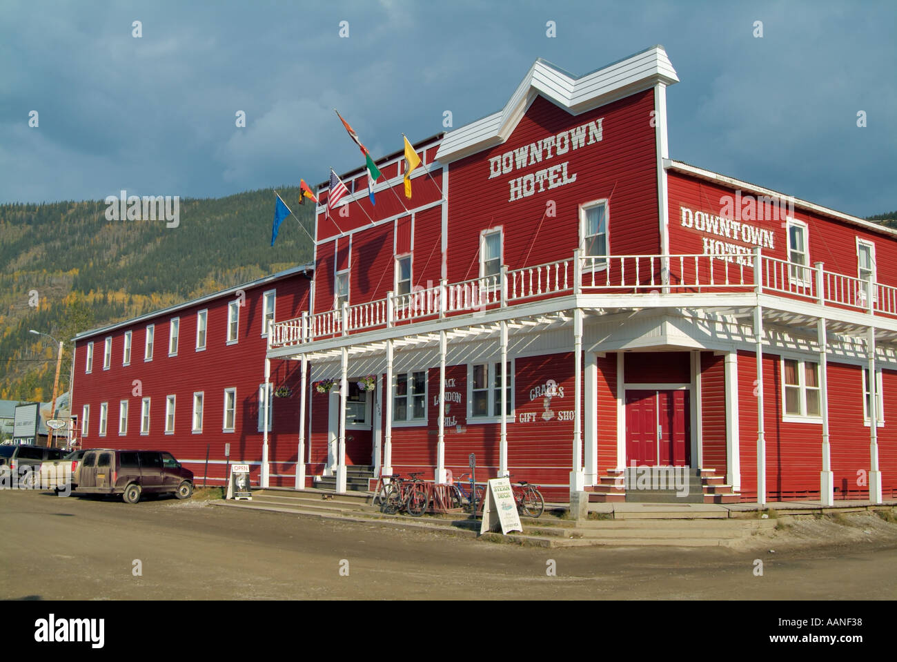 Downtown Hotel, Dawson City, Yukon, Canada Stock Photo 2350903 Alamy