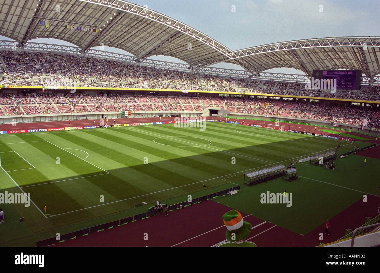 Inside Big Swan Stadium Niigata Fifa World Cup 02 Republic Of Stock Photo Alamy