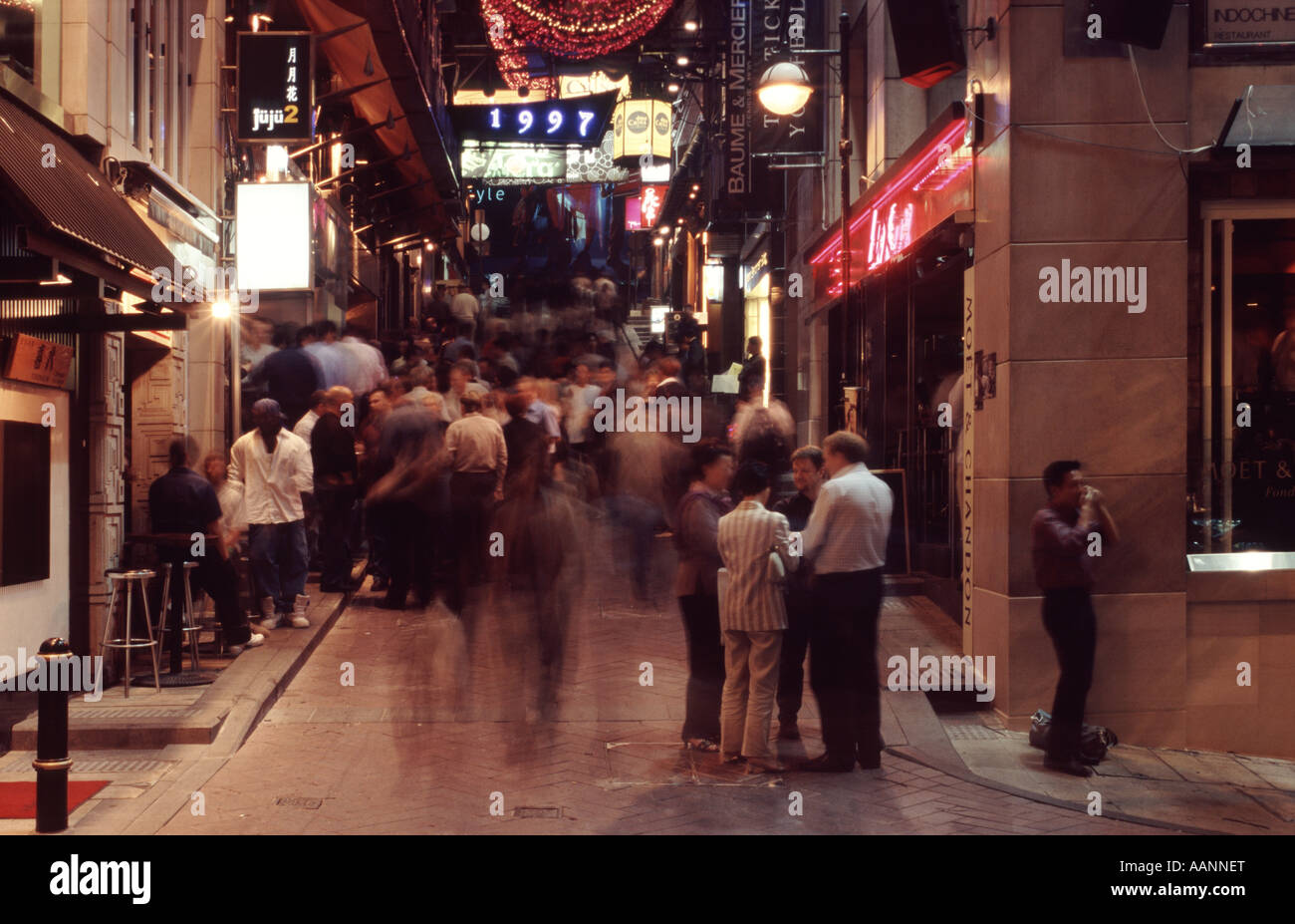 Lan kwai fong, hong kong Stock Photo - Alamy