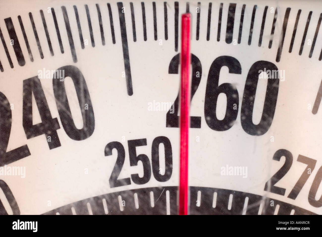 Scale reading heavy weight Stock Photo Alamy