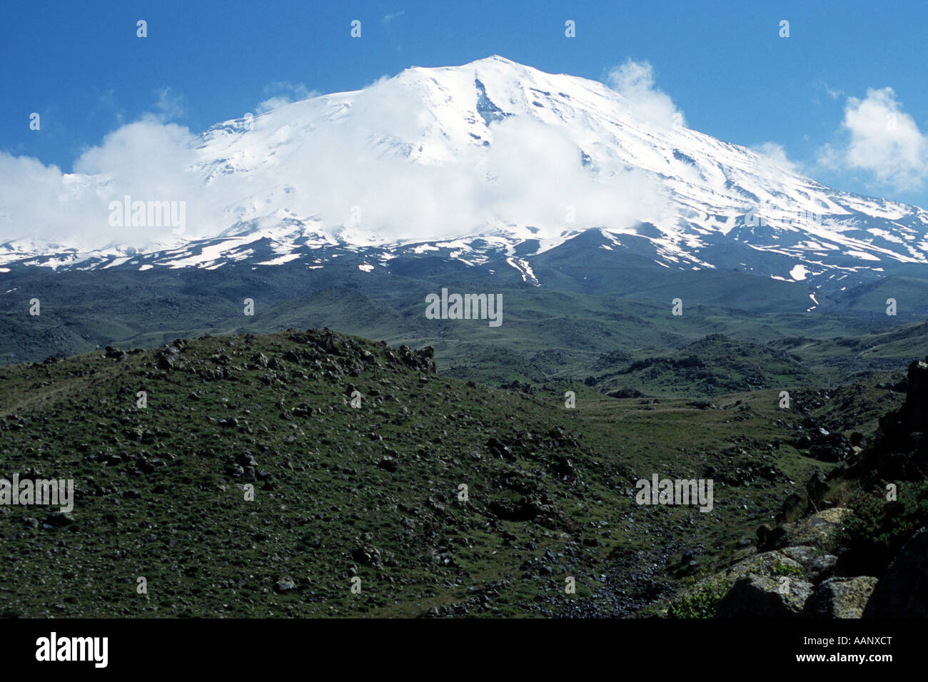 Damavand, Mazandaran, Elburs-Gebirge Stock Photo