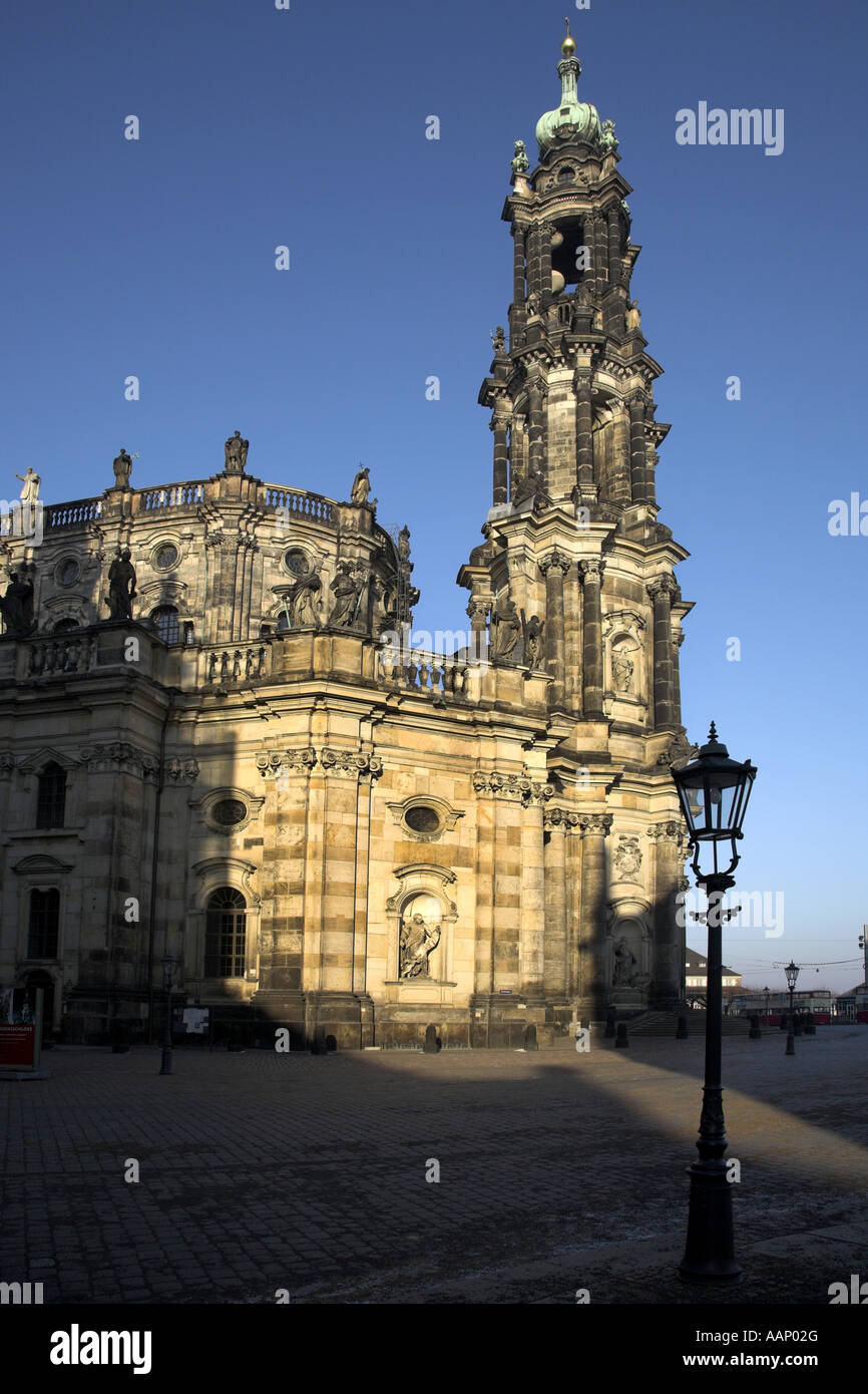Katholische Hofkirche, Germany, Saxony, Dresden Stock Photo
