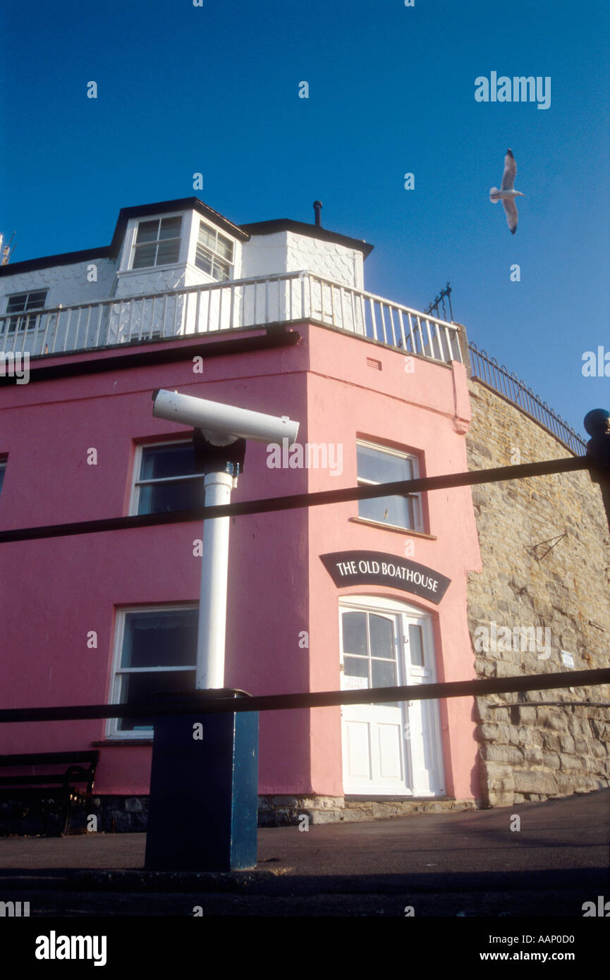 The Old Boathouse at Marine Parade Lyme Regis in Dorset England UK