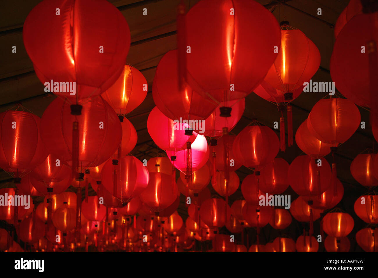 chinese paper lanterns Stock Photo Alamy