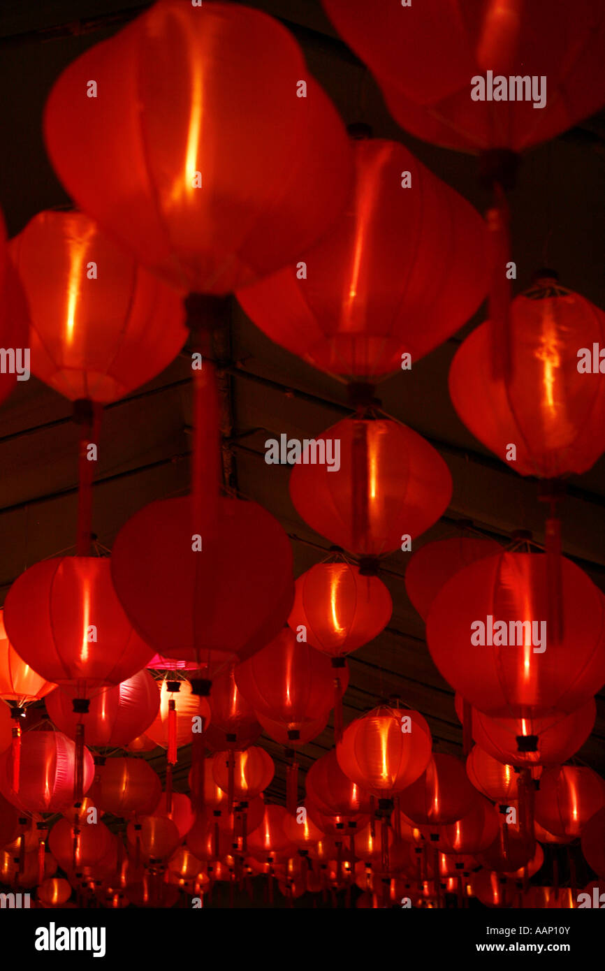 chinese paper lanterns Stock Photo Alamy