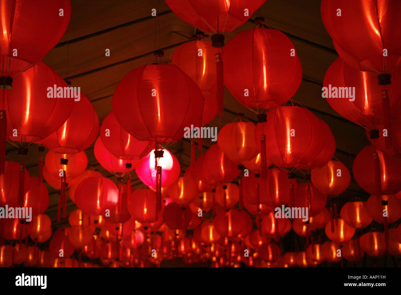 chinese paper lanterns Stock Photo Alamy