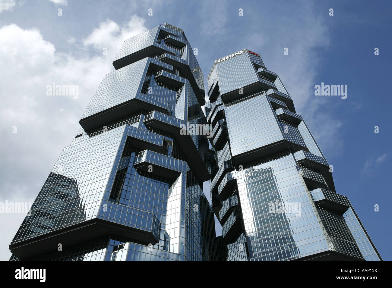 hong kong high rise buildings Stock Photo - Alamy