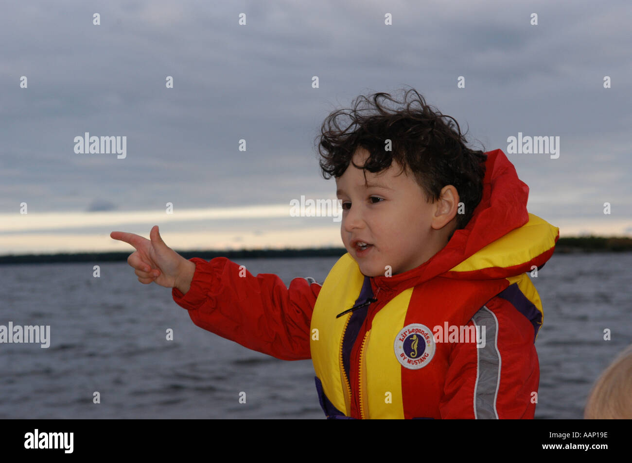Child wearing life vest hi-res stock photography and images - Alamy