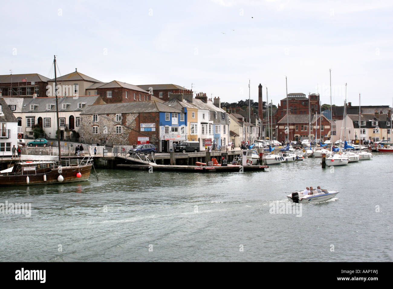 The port of Weymouth UK Stock Photo Alamy