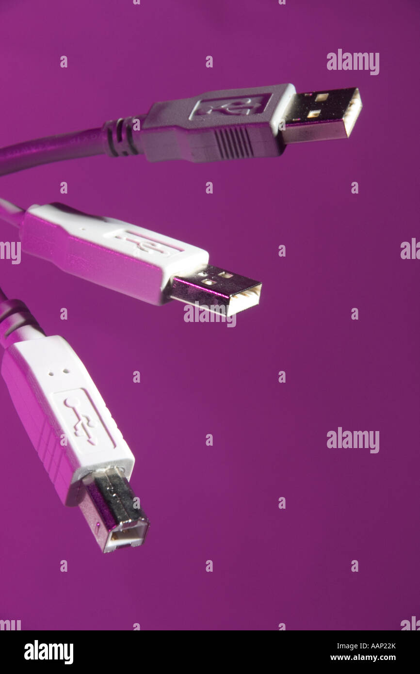 USB computer Plugs Stock Photo - Alamy