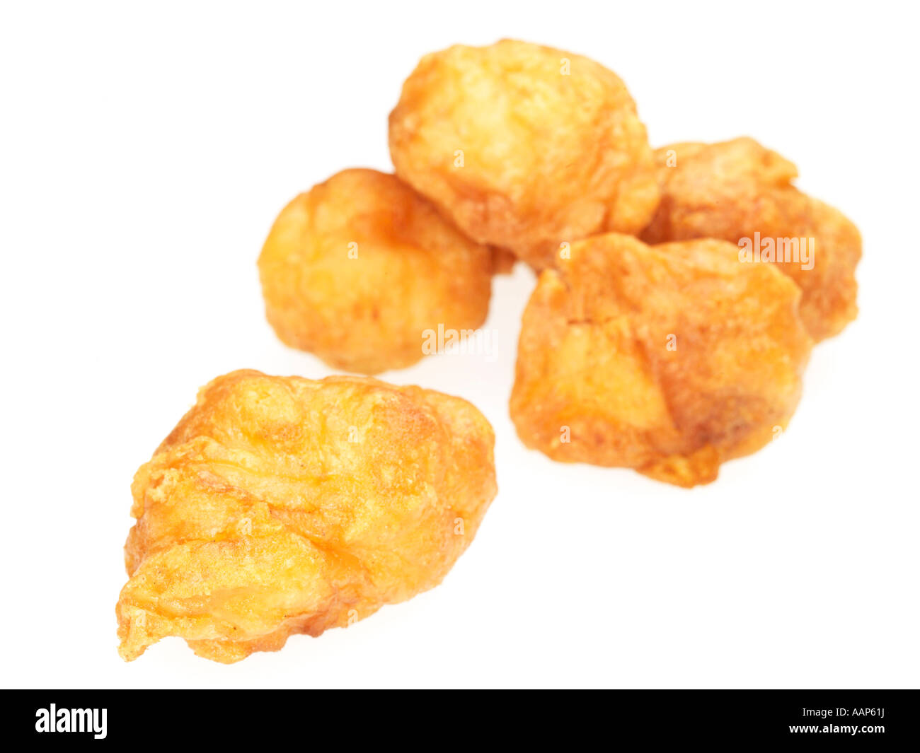 Battered Chicken Balls Stock Photo Alamy