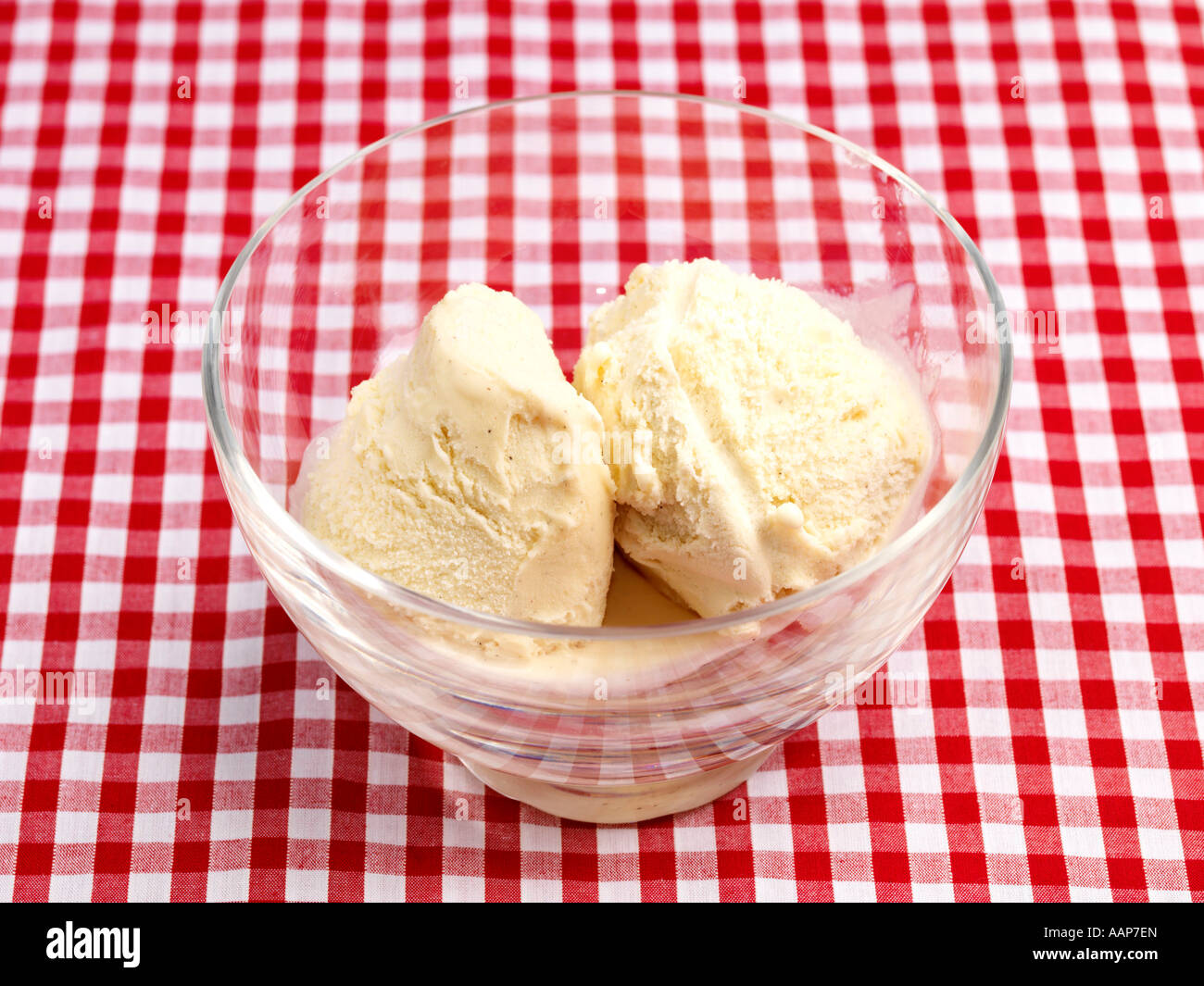 Vanilla Ice Cream Stock Photo Alamy