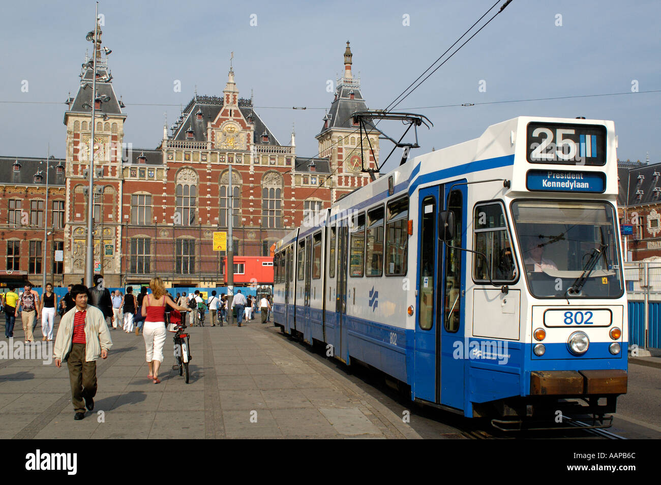 Netherlands Amsterdam Central railway station and