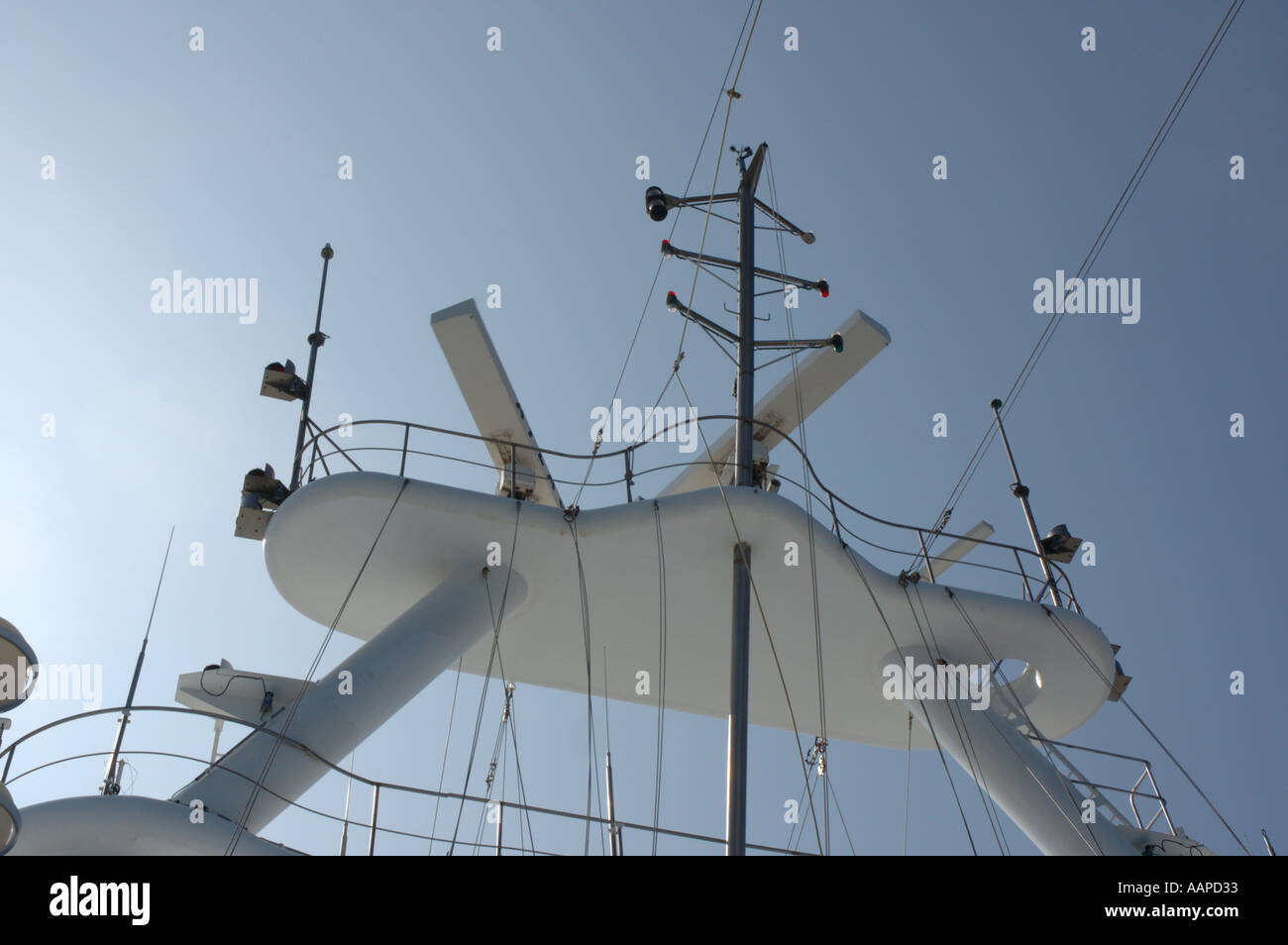 Radar mast on cruise ship hi-res stock photography and images - Alamy
