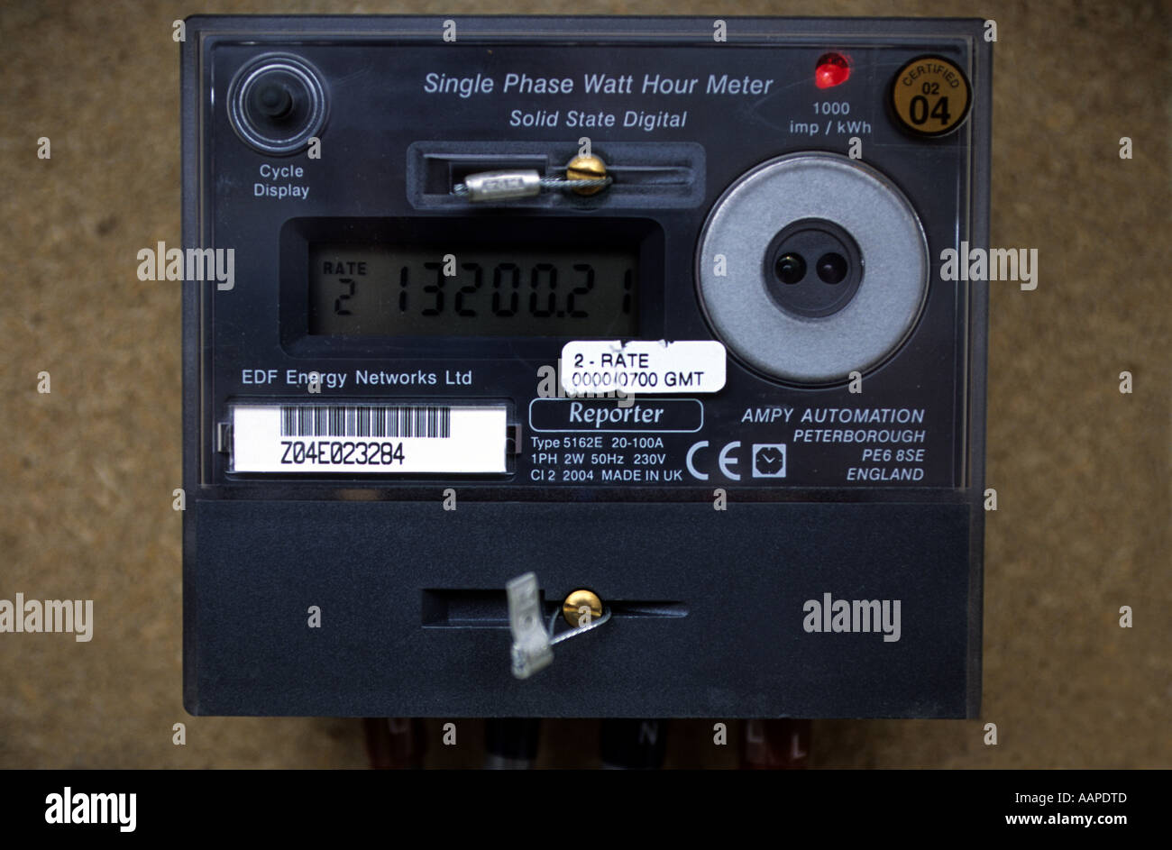 Domestic digital electricity meter on the outside of a house, Ipswich,  Suffolk, UK Stock Photo - Alamy