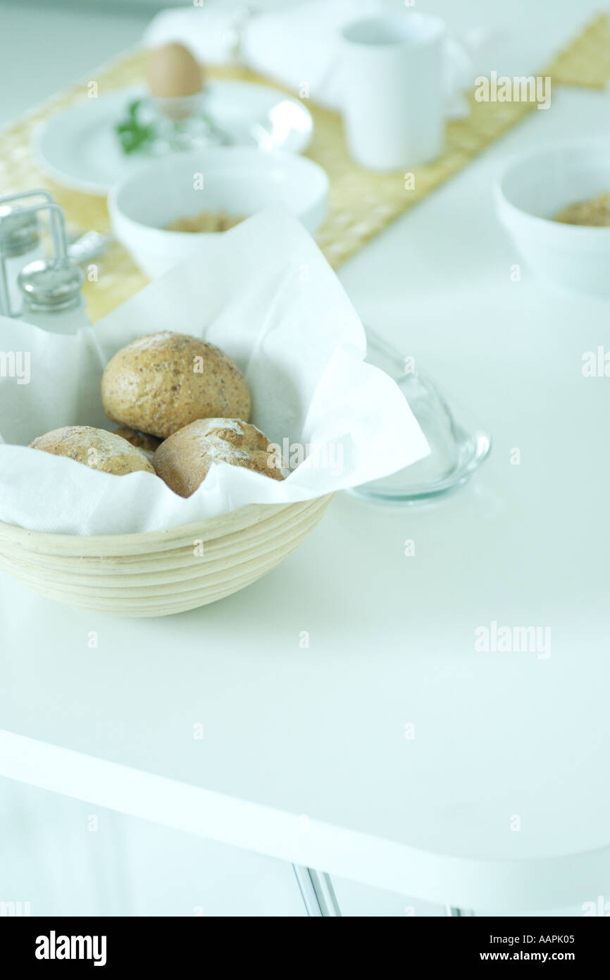 Breakfast, bread and egg Stock Photo - Alamy