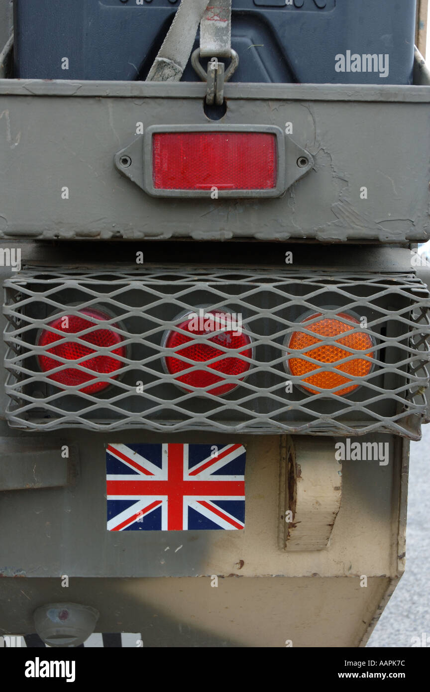 British military vehicle tail lights Stock Photo Alamy
