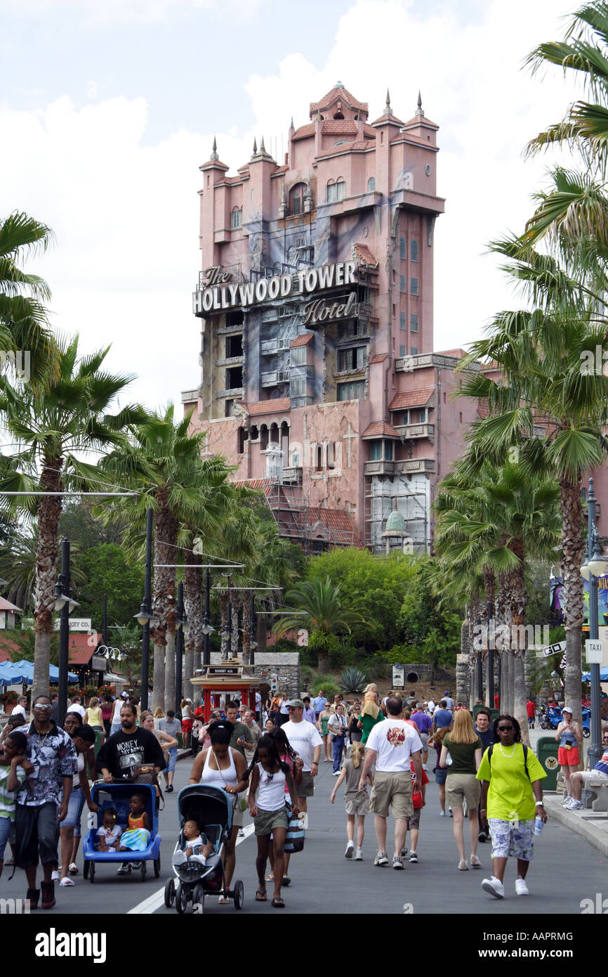 The Twilight Zone Tower of Terror attraction. Stock Photo