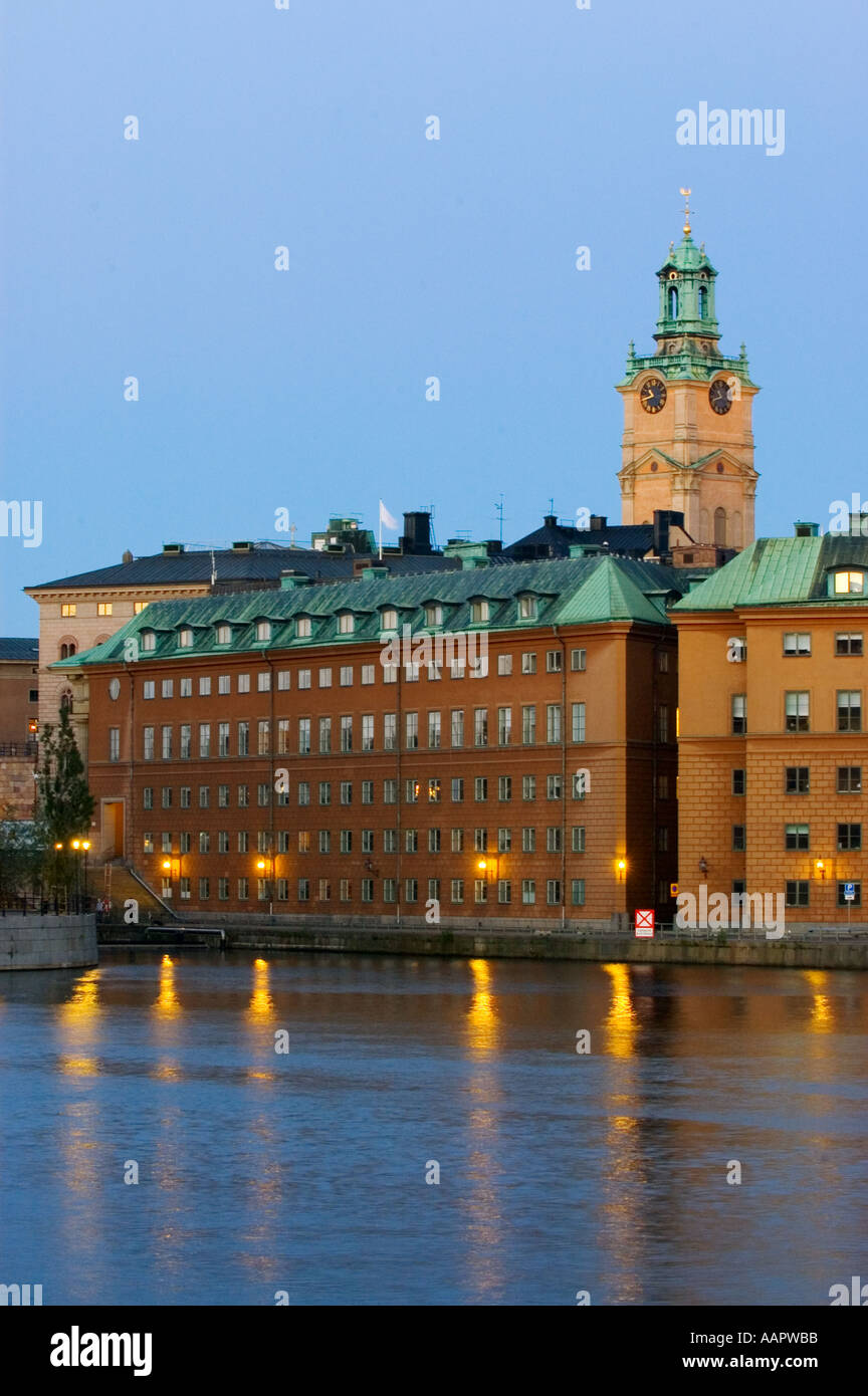 Stockholm sweden night skyline hi-res stock photography and images - Alamy