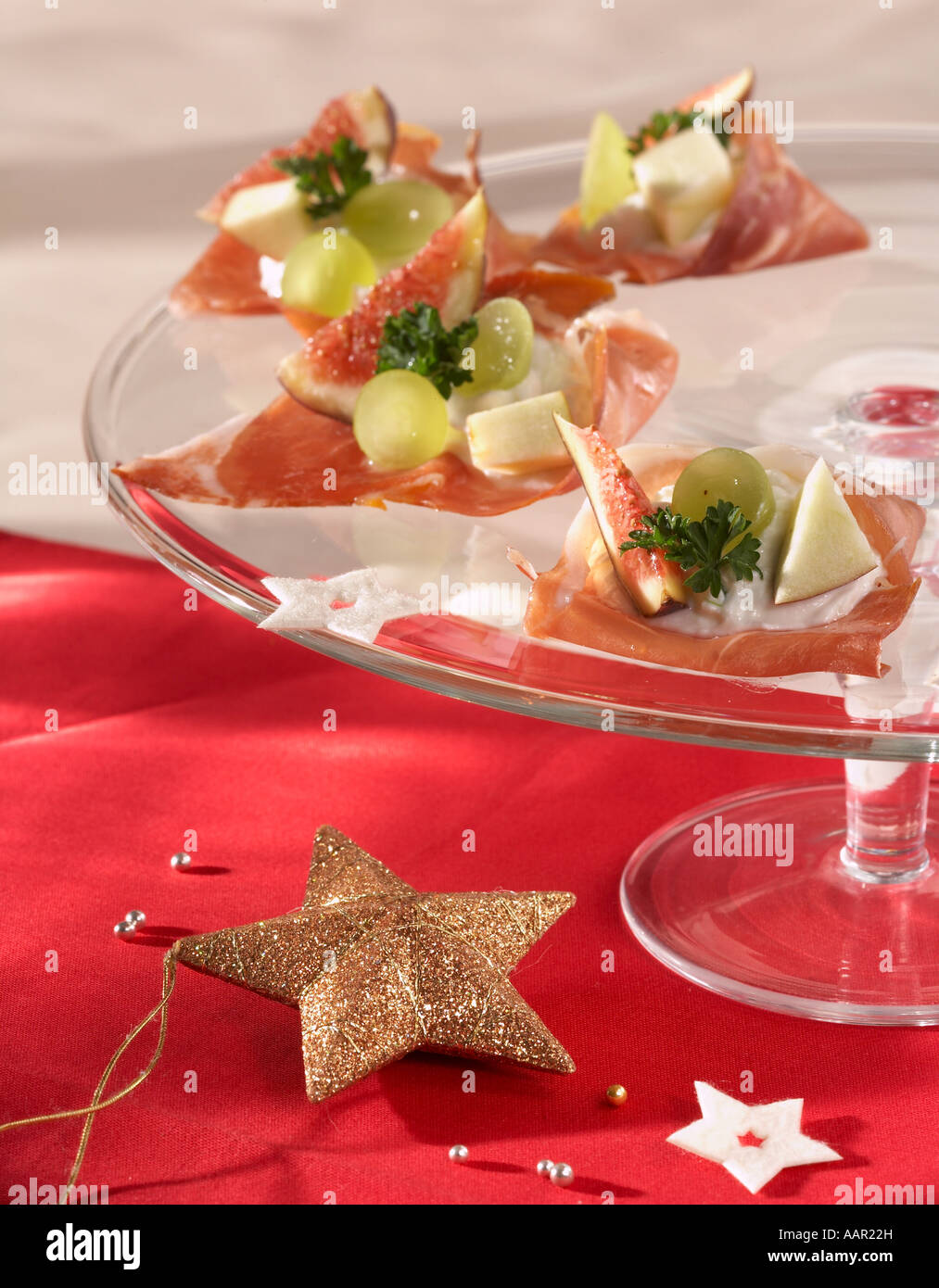 Parma Ham Twists Stock Photo Alamy