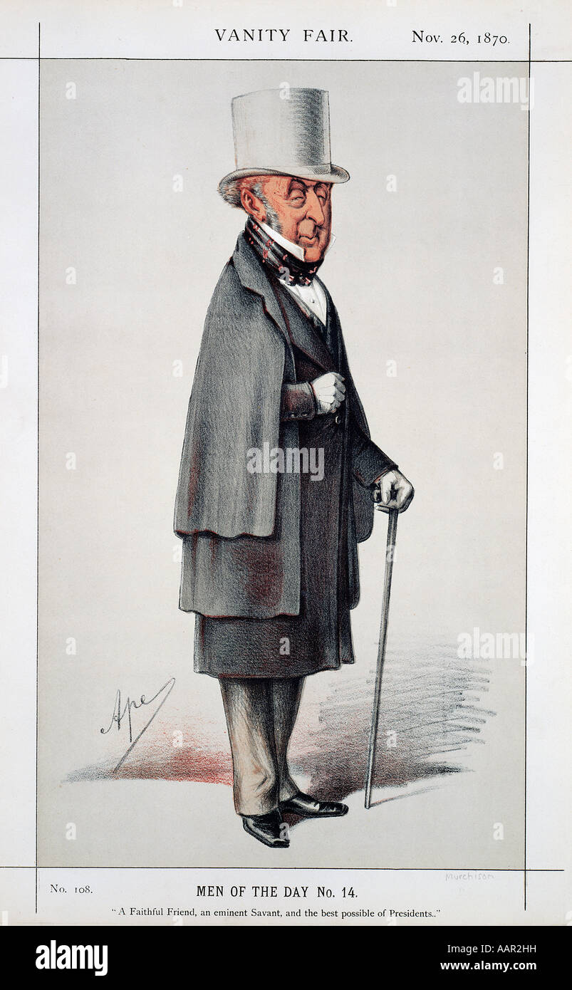 Sir Roderick Impey Murchison 1792 1871 Stock Photo