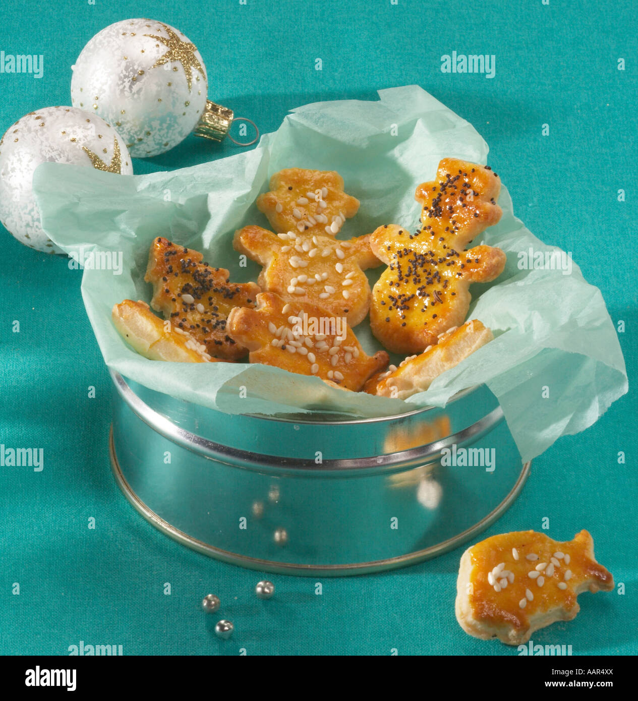 Cheese Snacks with Sesame Stock Photo Alamy