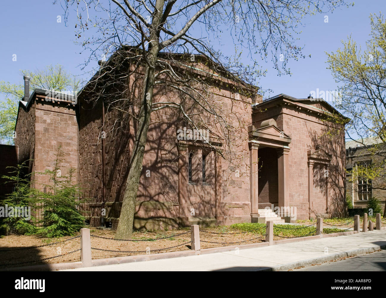 The Skull and Bones Secret Society at Yale University Stock Photo