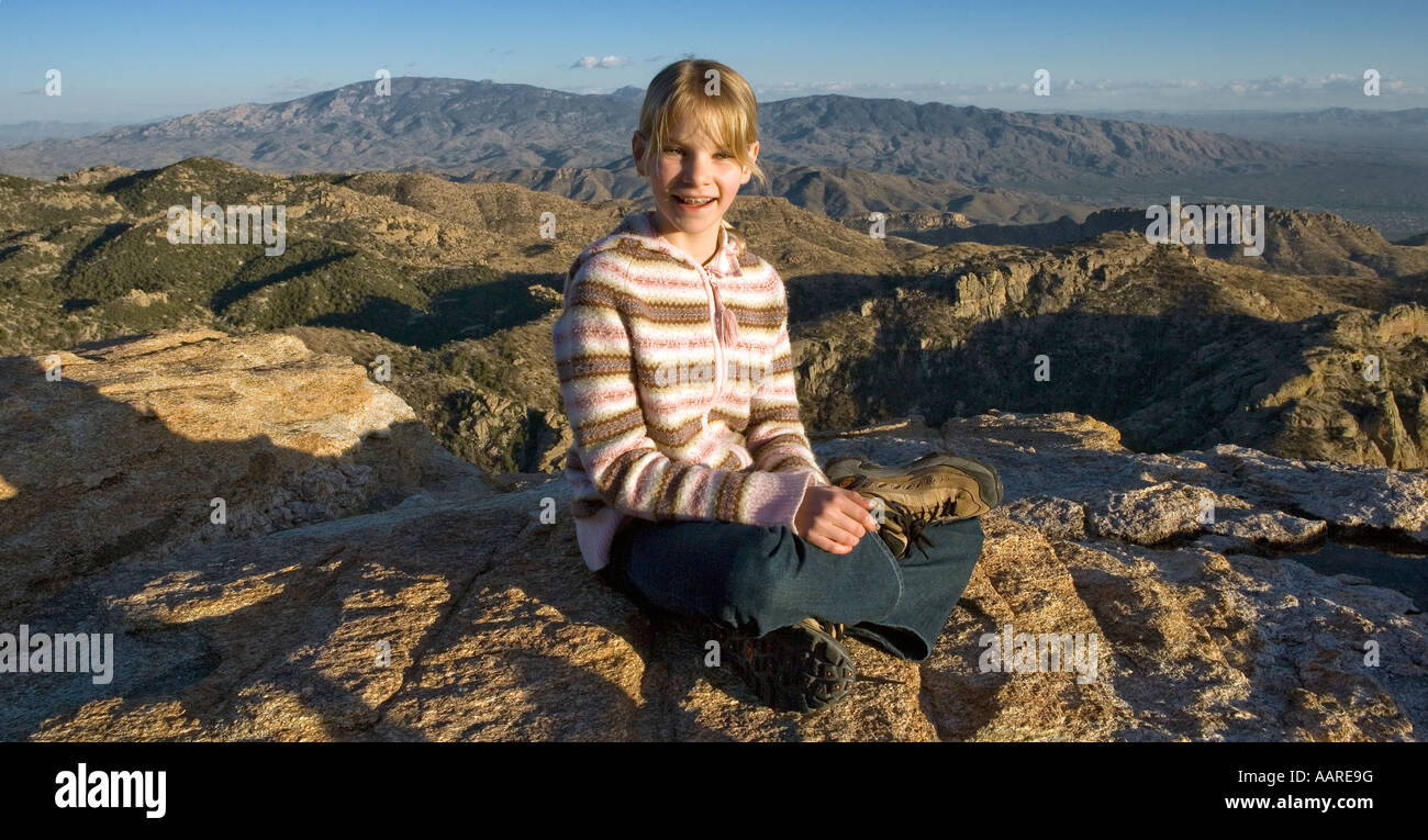 Portrait on Mt Lemmon AZ Stock Photo