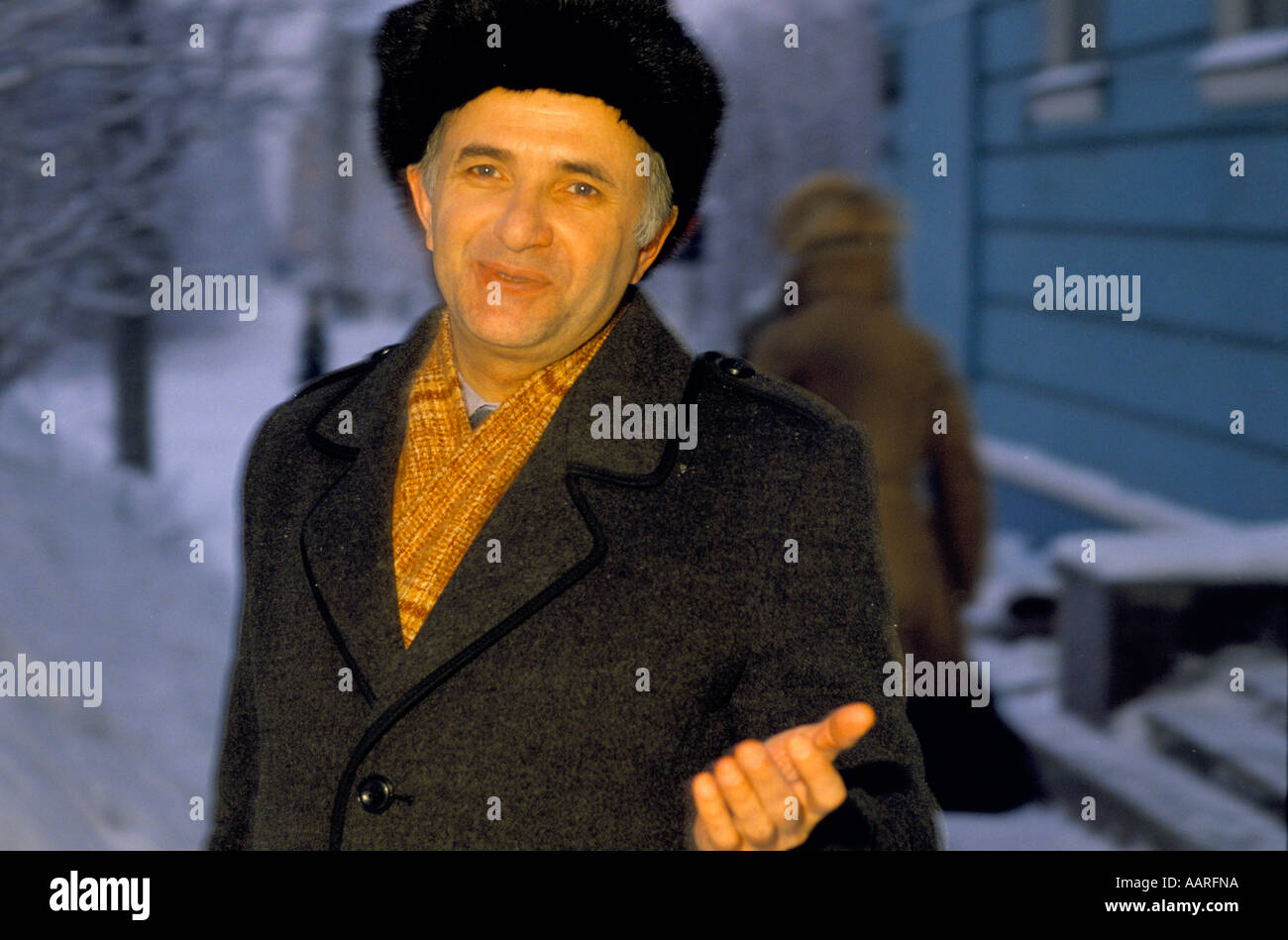MURMANSK ALEXANDER OBOLENSKY MEMBER OF THE DUMA FOR MURMANSK RUSSIA 1990 1990 Stock Photo